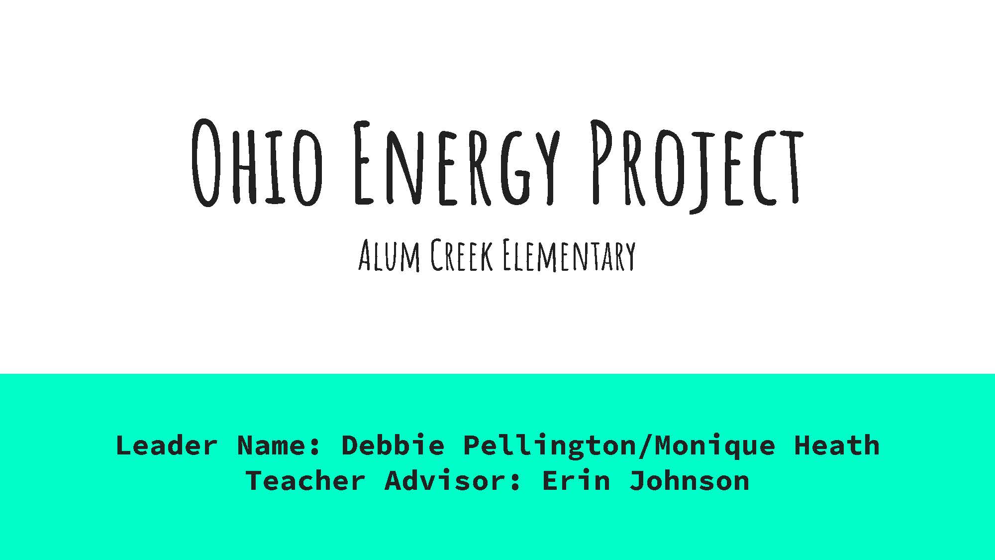 Ohio ENergy Project 2020